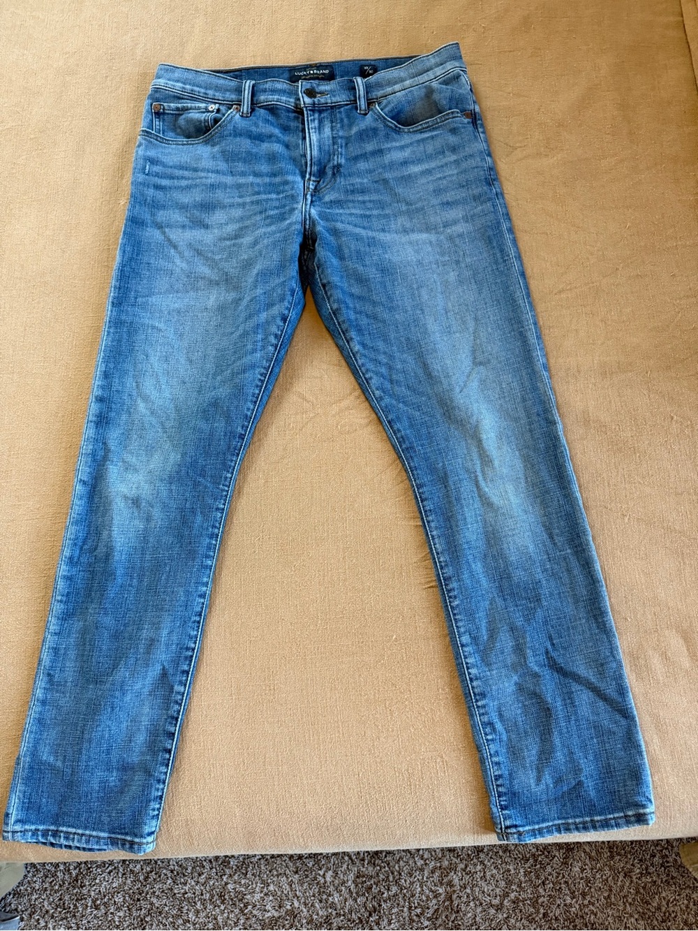 Lucky Brand Men's Slim Straight Blue Jeans
